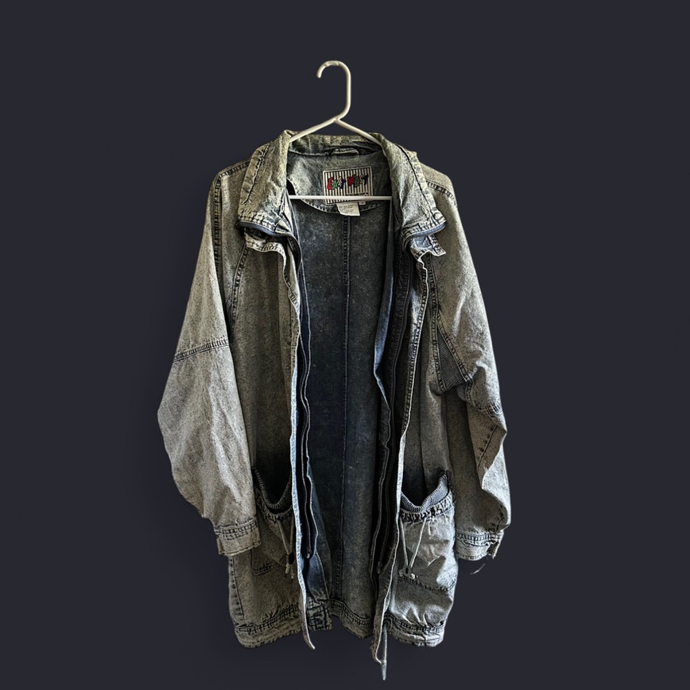 Men's Vintage Washed Denim Jacket